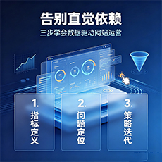 滨海新区建站-告别直觉依赖：三步学会数据驱动网站运营