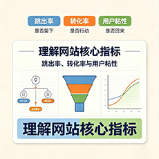 滨海新区建站-理解网站核心指标：跳出率、转化率与用户粘性