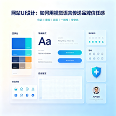 天津建站-网站UI设计：如何用视觉语言传递品牌信任感